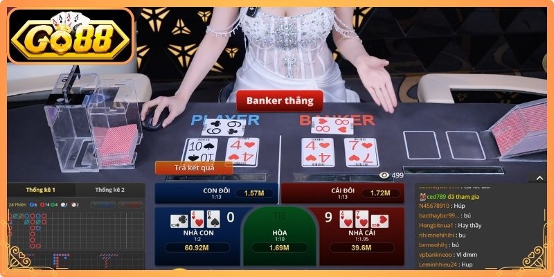 Kinh nghiệm chơi Baccarat Go88