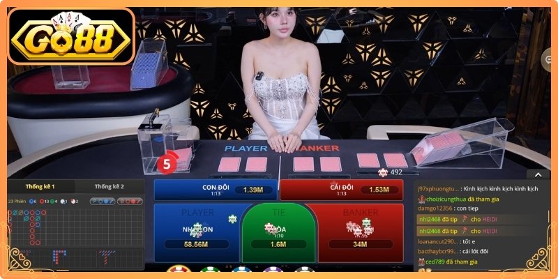Luật chơi trong Baccarat Go88
