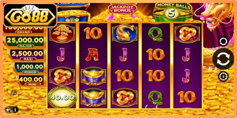 Tiến hành quy trình quay Jackpot