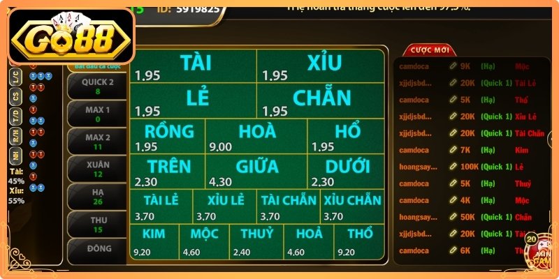 Luật chơi Keno tại Go88