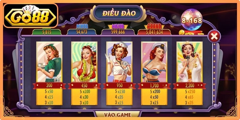 Night out Go88 mang đến không gian cuốn hút