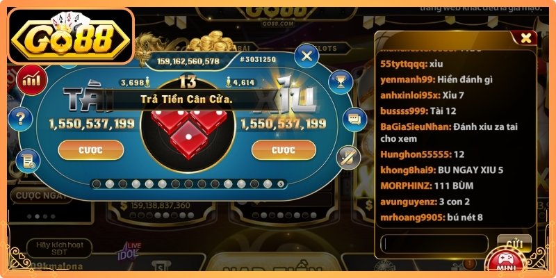 Cơ chế vận hành của Tài Xỉu Go88
