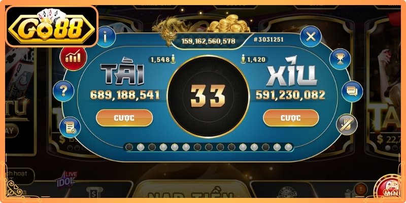 Cược Tài hoặc Xỉu hấp dẫn