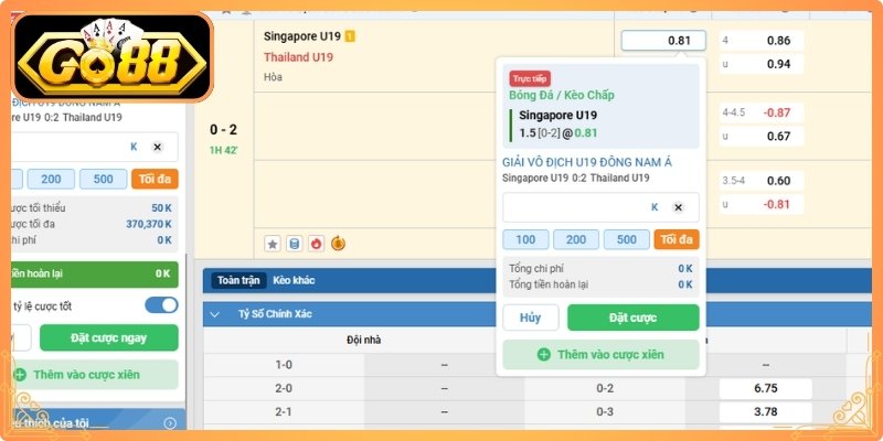 Xả Kèo Go88 – Hiểu Đúng Bản Chất Trước Khi Theo Dõi 1 Giải mã hình thức xả kèo Go88